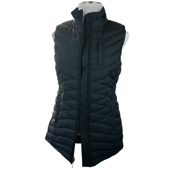 NWT Duluth Women's Cold Faithful Down Tunic Vest Full Zip Puffer in Black Medium - Picture 15 of 15